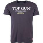 T-shirts à imprimés Top Gun bleues foncé en jersey Taille 3 XL look fashion pour femme 