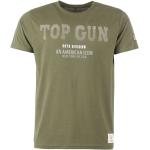 T-shirts à imprimés Top Gun verts en jersey à clous Top Gun Taille 3 XL look fashion pour femme 