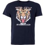 T-shirts à imprimés Top Gun noirs à effet tigré en jersey à motif tigres Top Gun Taille L look fashion pour femme 