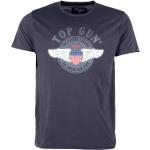 T-shirts à imprimés Top Gun bleues foncé Top Gun Taille 3 XL look fashion pour homme 