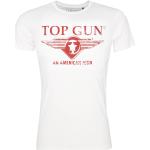 T-shirts Top Gun blancs en coton Top Gun Taille 3 XL look fashion pour femme 
