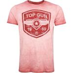 T-shirts Top Gun rouges en jersey Top Gun Taille 3 XL look fashion pour femme 