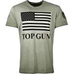 T-shirts Top Gun verts Top Gun Taille 3 XL look fashion pour femme 