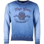 Sweats Top Gun bleus en jersey Taille 3 XL look fashion pour femme 