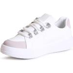 topschuhe24 Femmes Chaussures Mocassins Sneaker, Couleur:Blanc, Pointure:37 EU