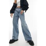 Jeans boyfriend Topshop bleus délavés W30 L30 pour femme en promo 