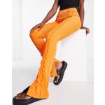 Pantalons taille haute Topshop orange Taille XXS pour femme en promo 