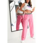 Pantalons taille haute Topshop Rose roses à logo Taille XXS look casual pour femme en promo 