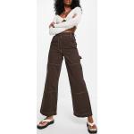 Pantalons de travail Topshop marron Taille M pour femme en promo 