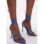 Sandales à brides Topshop bleues en caoutchouc Pointure 42 pour femme en promo 