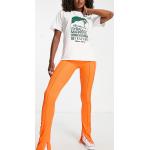 Pantalons taille haute Topshop orange Taille L pour femme en promo 
