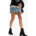 Bottines-chaussettes Topshop noires en daim à bouts carrés Pointure 39 pour femme en promo 