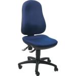 Topstar Chaise de bureau pivotante avec contact permanent bleu royal 420-550 mm sans acc Quantité:1