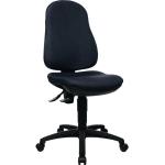 Topstar Chaise de bureau pivotante avec contact permanent noir 420-550 mm sans accoudoir Quantité:1