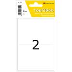 TopStick 1355 Étiquettes multi-usages grandes (55 x 82 mm, 50 feuilles, papier, mat) auto-adhésives, autocollantes universelles permanente pour l'inscription manuelle, 100 étiquettes adhésives, blanc