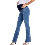 Jeans de grossesse bleues claires Taille XS look fashion pour femme 
