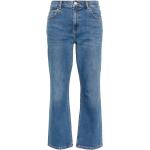 Jeans évasés de créateur Tory Burch bleus stretch W25 L28 pour femme 
