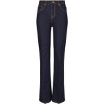 Jeans évasés de créateur Tory Burch bleu indigo stretch W28 L29 pour femme 
