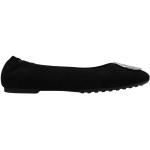 Chaussures casual de créateur Tory Burch noires en daim à bouts ronds Pointure 38 avec un talon jusqu'à 3cm look casual 
