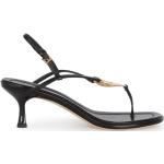 Sandales à talons de créateur Tory Burch noires Pointure 37 look fashion pour femme 