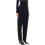 Pantalons taille haute de créateur Tory Burch noirs Taille XS pour femme 