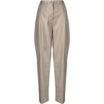Pantalons taille haute beiges éco-responsable W32 L34 pour femme 