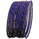 Bracelets de perles bleu marine à perles look fashion pour femme 