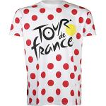 T-shirts blancs à pois Le Tour de France Taille M pour homme 