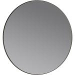 Miroirs de salle de bain Blomus gris acier en acier à motif Rome diamètre 80 cm 