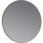 Miroirs de salle de bain Blomus gris acier en acier à motif Rome diamètre 80 cm 