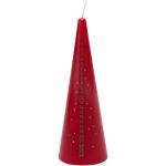 Bougie de l'Avent de Noël traditionnelle Toyland® 15 cm - Compte à rebours jusqu'à Noël - 1 fourni (ROUGE)