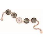 Montres mousqueton Toy Watch roses 5 ATM à quartz en verre minéral pour femme 