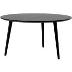 Tables rondes &Tradition noires laquées diamètre 90 cm modernes 