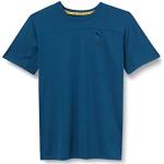 T-shirts Puma bleus en polyester lavable en machine Taille L look casual pour homme 