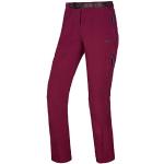 Pantalons de randonnée Trangoworld rouge bordeaux respirants Taille L look fashion pour femme 