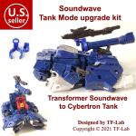 Transformers Studio Series Ss 83 Soundwave Tank Cannon Adapter Kit De Mise À Niveau Bumblebee Movie Tf-Lab