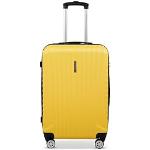 TRAVEL ONE Valise ABS (66cm) Taille Moyenne (Jaune)