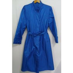 Trench-Coat Bleu Vintage Pour Femme Worthington Doublure Amovible Lumineuse Des Années 80 Rétro 8