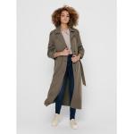 Trench coats Only marron en polyester Taille S pour femme 