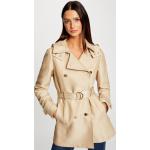 Manteaux Morgan beiges à capuche à manches longues Taille S look fashion pour femme en promo 