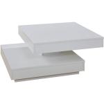 Tables basses en béton blanches modernes 