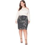 Jupes crayon Trendyol marron en polyester mi-longues Taille XL plus size look fashion pour femme 
