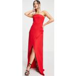 Robes cache-coeur Trendyol rouges longues Taille M pour femme en promo 