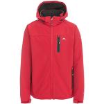 Vestes de randonnée Trespass rouges en shoftshell imperméables coupe-vents Taille L look fashion pour homme en promo 