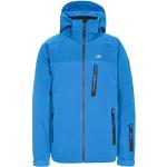 Vestes de ski Trespass bleues imperméables coupe-vents respirantes à capuche Taille S pour homme 