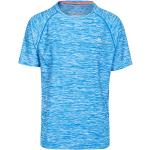 T-shirts Trespass bleues claires à manches courtes à manches courtes à col rond Taille XXS pour homme 