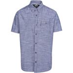 Chemises Trespass bleues à motif ville à manches courtes à manches courtes Taille 5 XL look casual pour homme 