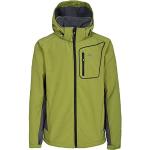 Vestes de pluie Trespass vertes en shoftshell imperméables coupe-vents Taille XXS pour homme 