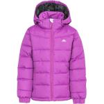 Vestes d'hiver Trespass violettes en polyester enfant coupe-vents 