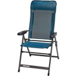 Trigano - Chaise de camping - Fauteuil Alu Dos Haut Slim - Electra - Bleu